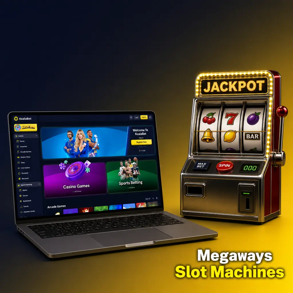 Megaways slot machines with dynamic reels offering up to 117,649 ways to win and cascading multipliers in free spins
